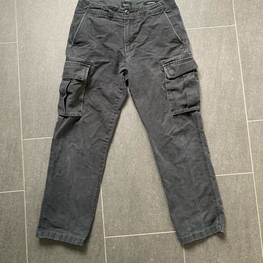 Black cargo pants